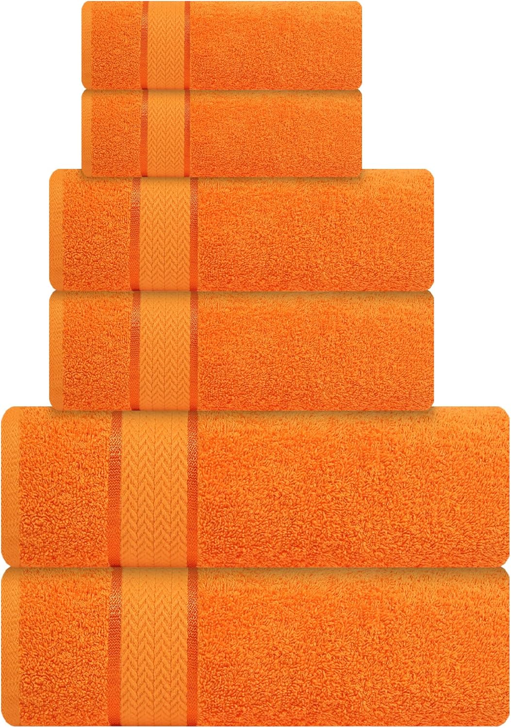 Luxury Bath Towels Set - 100% Cotton, Soft & Plush Towels