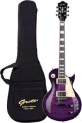 GROTE Solid Body Electric Guitar with Gigbag LPYS-006 for Musicians