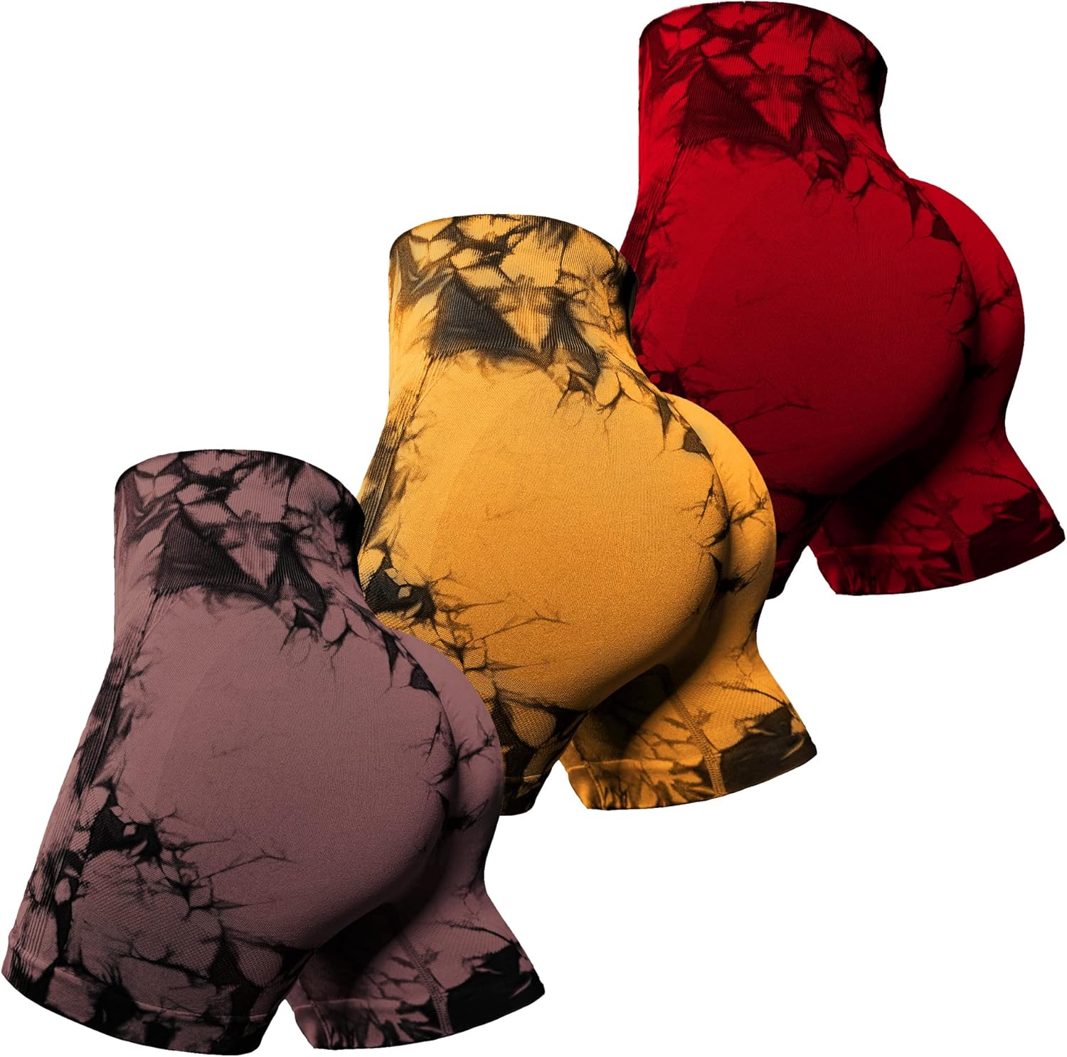 OVESPORT Workout Shorts for Women with Scrunch Butt Lifting