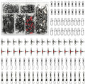 110Pcs Strong Fishing Snap Swivels Kit - Versatile Terminal Tackle