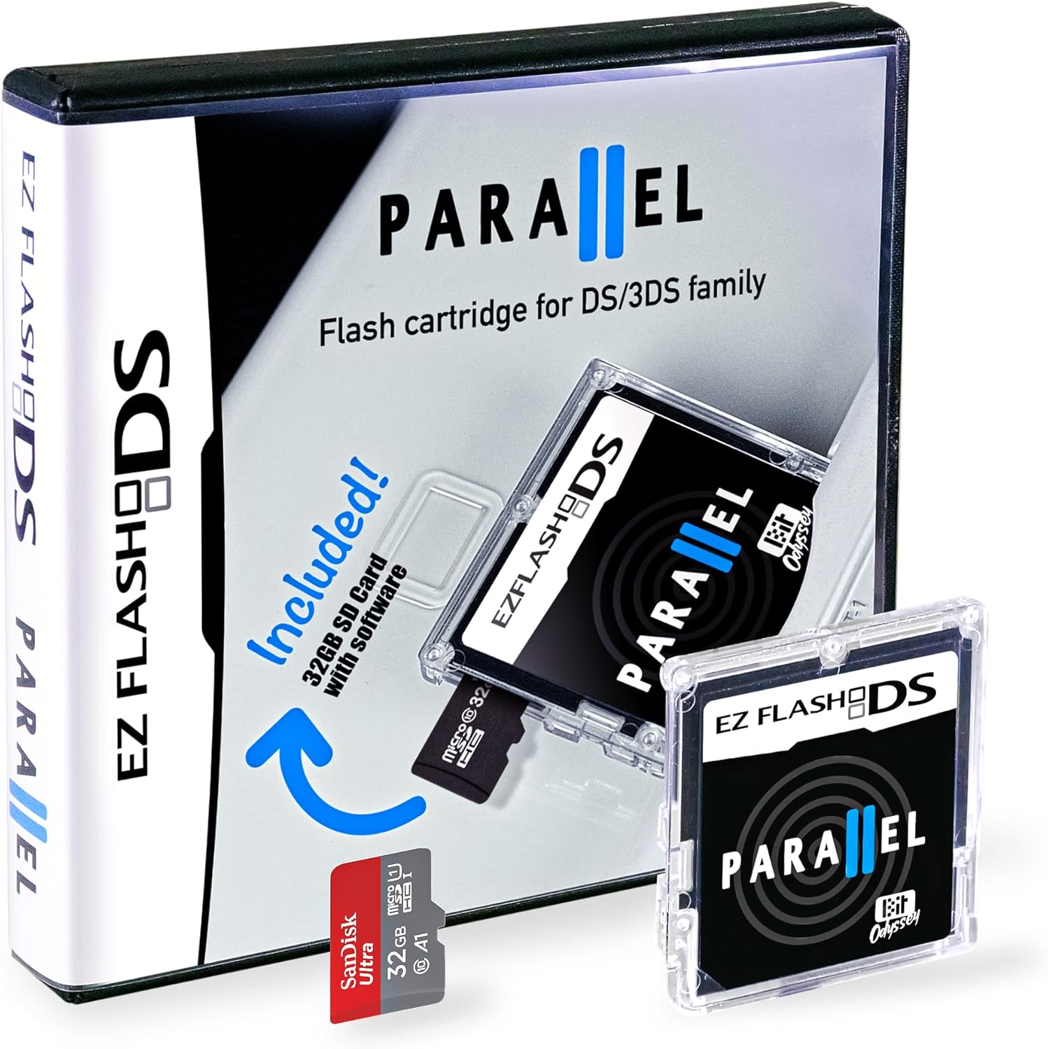Bit Odyssey EZ Flash Parallel Flash Cartridge for DS/3DS Systems