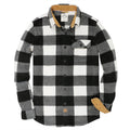 Mens Flannel Shirt Long Sleeve Button Down - Warm, Soft Cotton Shoes