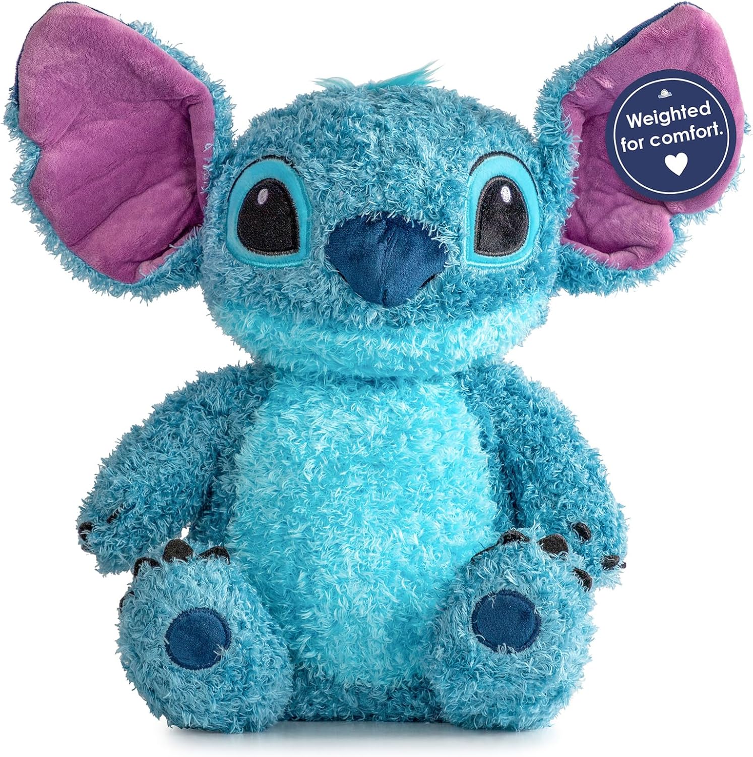 Weighted Disney Plush Pillow Buddy - Soft Stitch Stuffed Toy