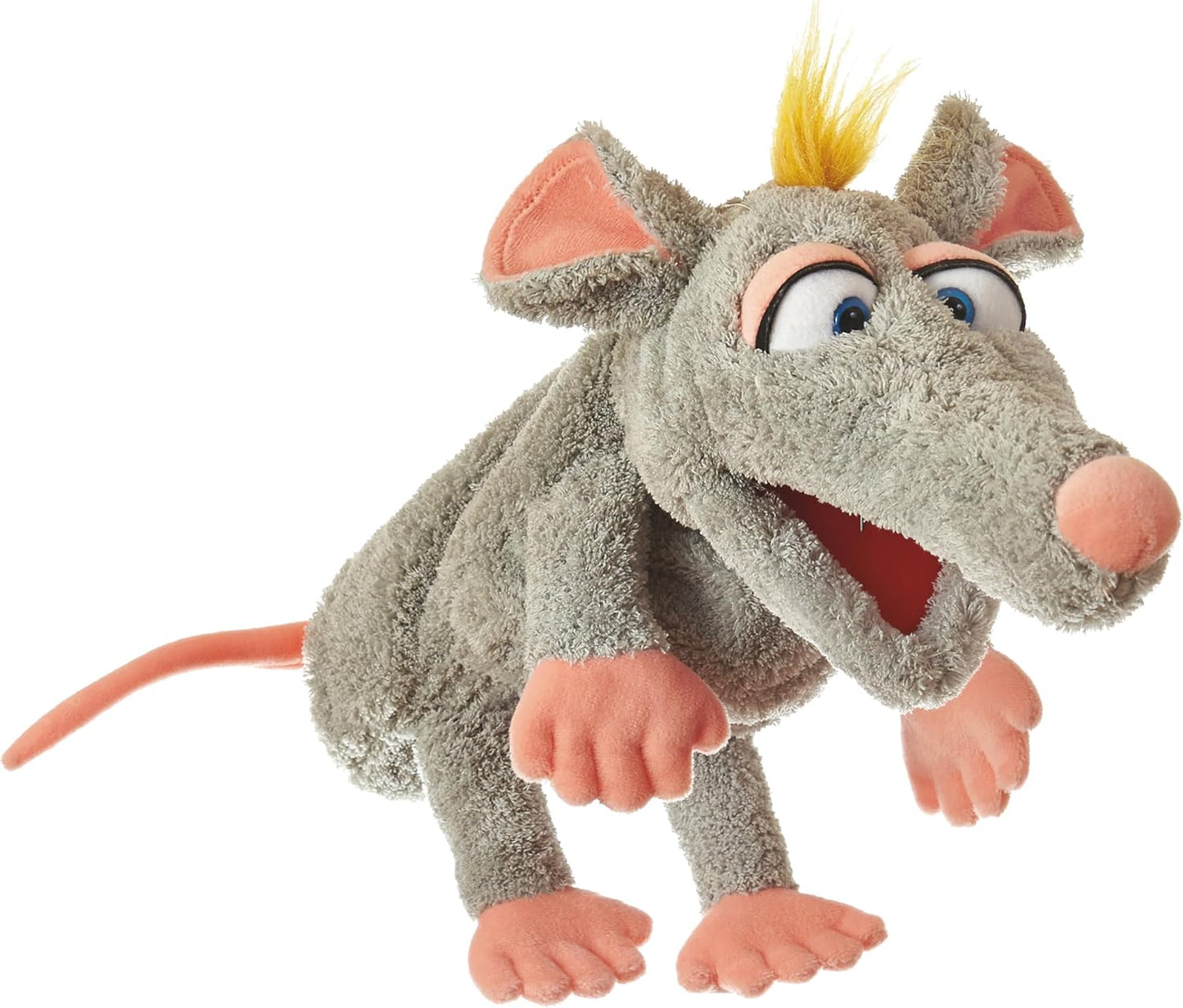 Living Puppets 12-Inch Grey Mouse Hand Puppet for Kids Fun