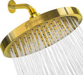 SparkPod Shower Head High Pressure Rain - 8 in Luxury Gold