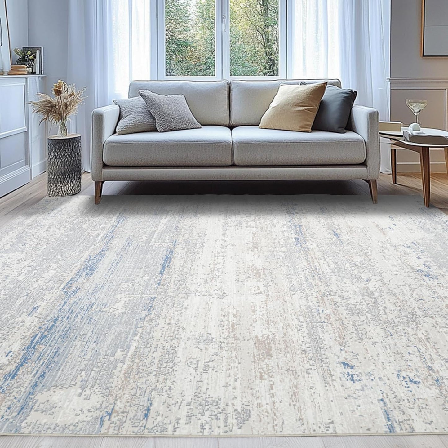 Washable 5x7 Area Rugs for Living Room and Bedroom Comfort