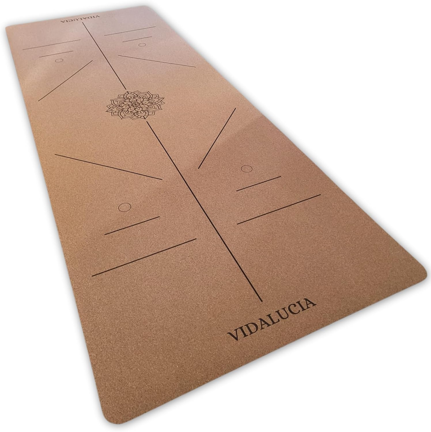 Organic Cork Yoga Mat - Non-Toxic 5mm Padded