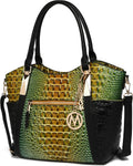 MKF Collection Tote Bag for Women Vegan Leather Shoulder Bag - Stylish