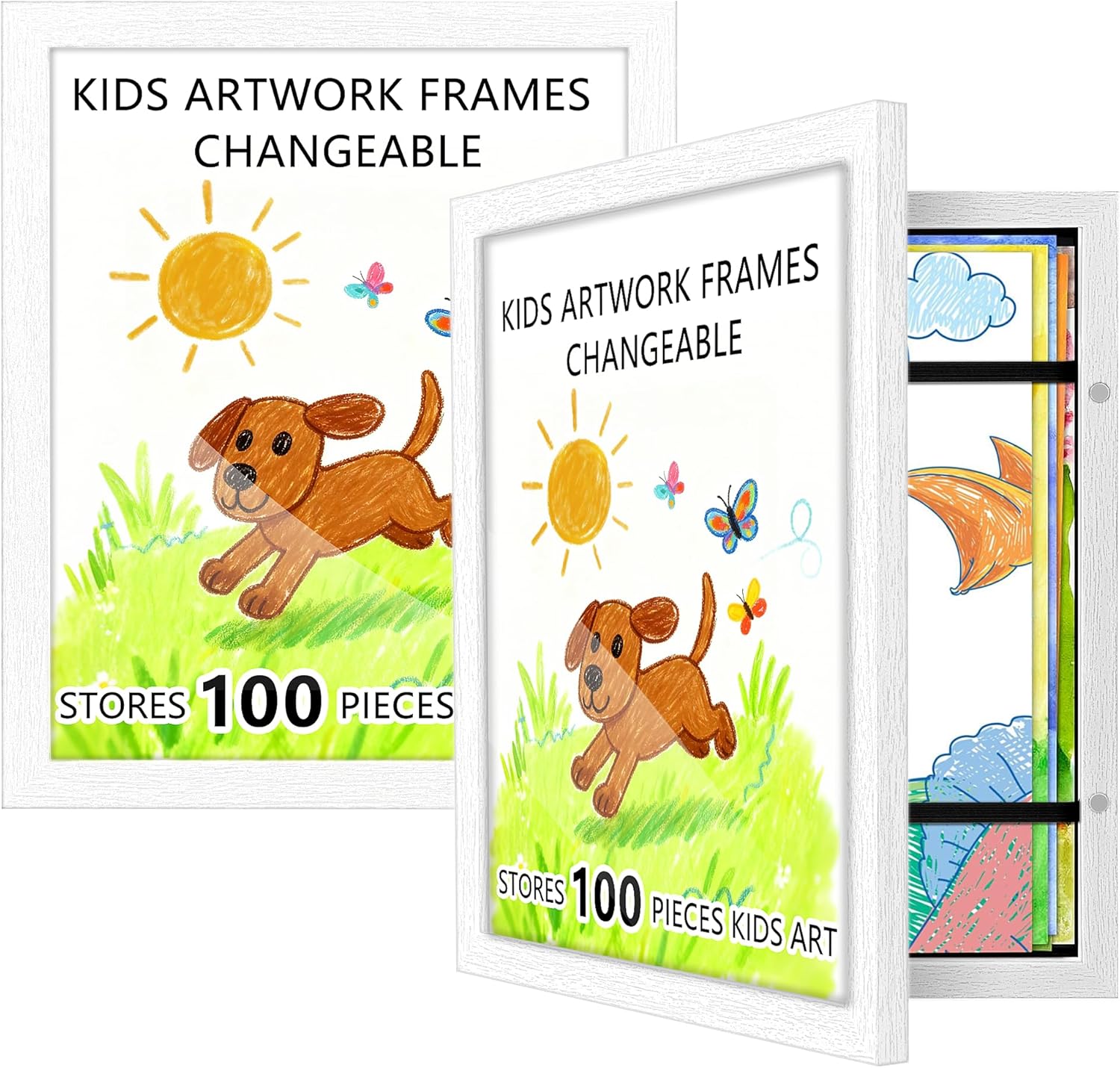 9x12 Kids Art Frames for Easy Display and Storage of Artwork