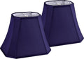 Rectangular Blue Lamp Shades Square Cut Corner - Medium 8x14x11 in