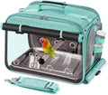 Suertree Bird Carrier Airline Approved - Portable Stainless Mesh