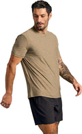 Workout Shirts for Men Athletic Fit Tank & Tee - Moisture Wicking