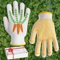 PAMASE Gardening Gloves for Women - 3 Pairs Knit Non-slip Gloves
