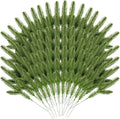 200 Pcs Christmas Pine Branches - Craft & Decor Essentials