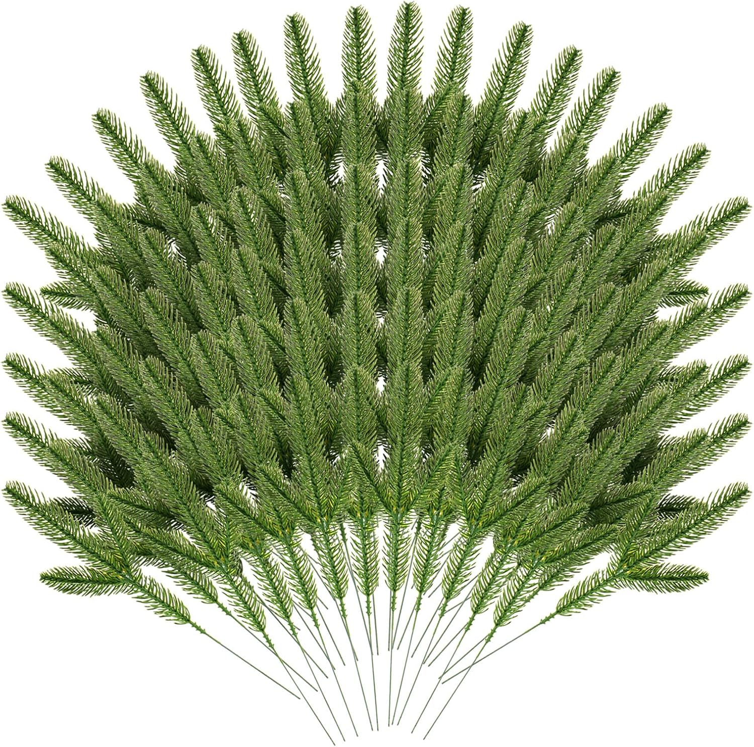 200 Pcs Christmas Pine Branches - Craft & Decor Essentials
