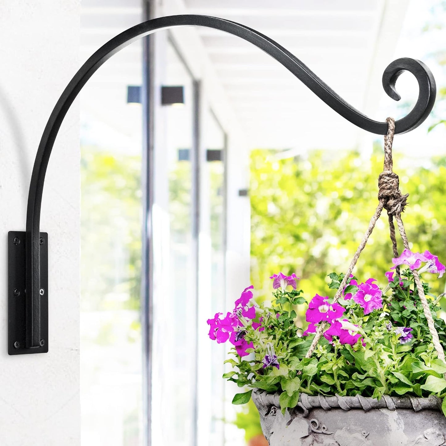 Qiang Ni Heavy-Duty Plant Hanger for Outdoor Garden Decor