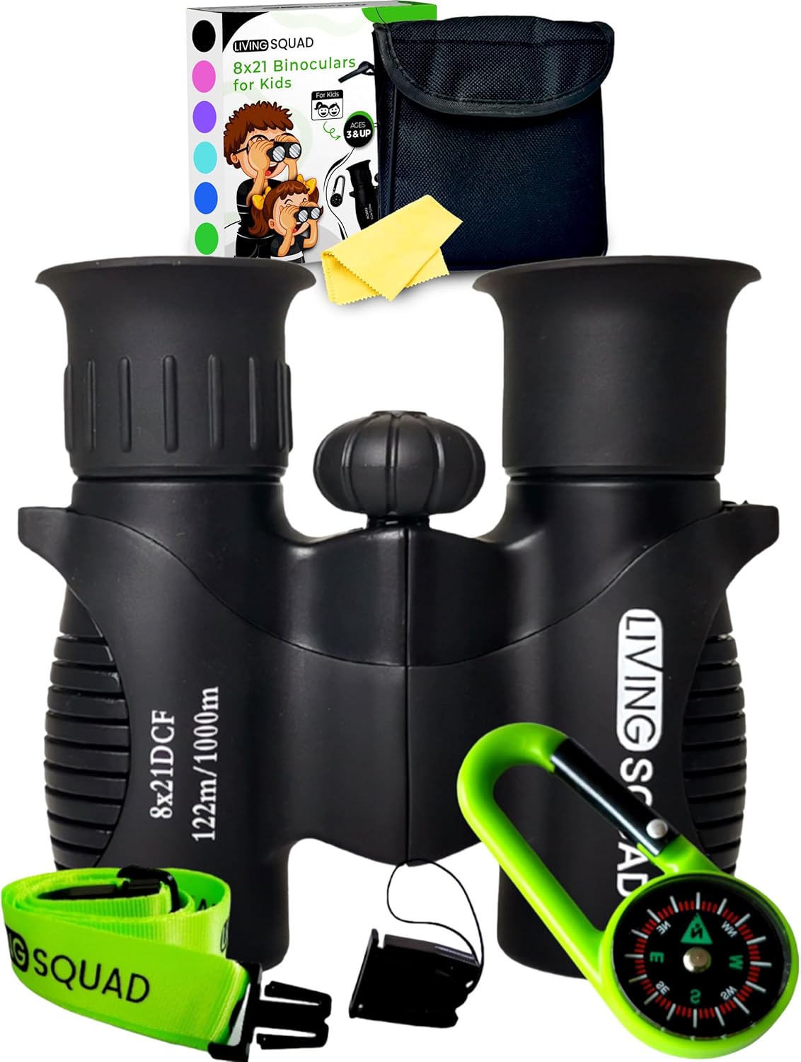 Kids Binoculars 8x21 - Perfect for Outdoor Adventures and Play