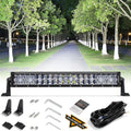 22 in LED Light Bar 120W 12000 Lumens - Bright Off Road Driving Light
