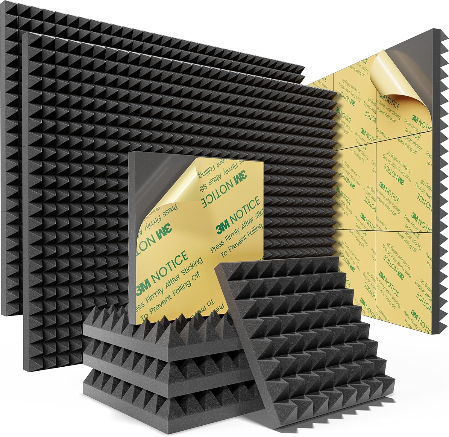 Sonicism Sound Proof Foam Panels for Walls - 36 Pack