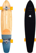 Retrospec Zed Pintail & Cruiser Longboard 44in Bamboo Maple - Smooth
