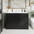 48ft Bathroom Vanity Sink Combo with Double Undermount Sinks - Modern