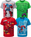 Marvel Avengers Spider-Man Mech Strike 4 Pack Cosplay T-Shirts