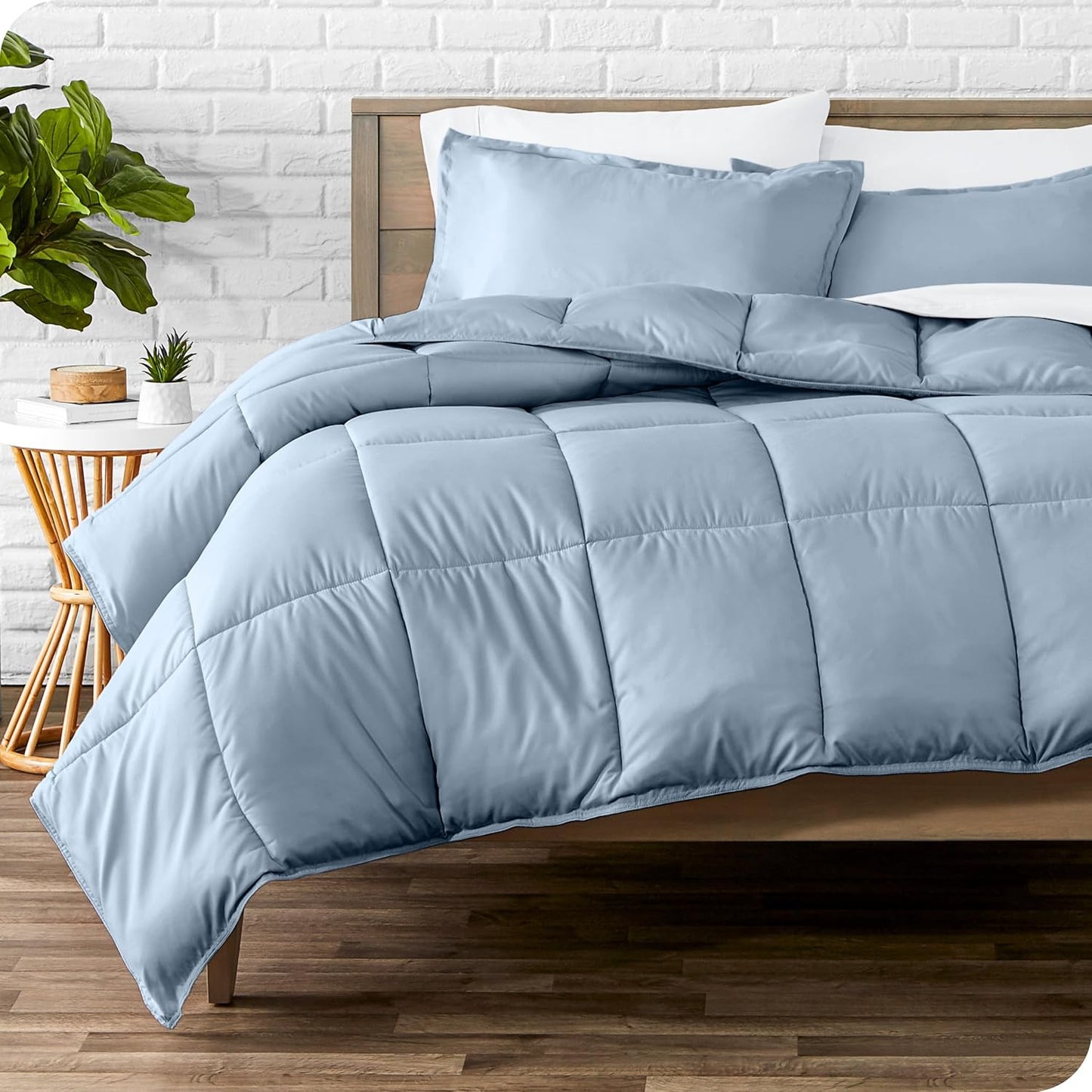 Bare Home Oversized King Comforter Set - Ultra-Soft All Season