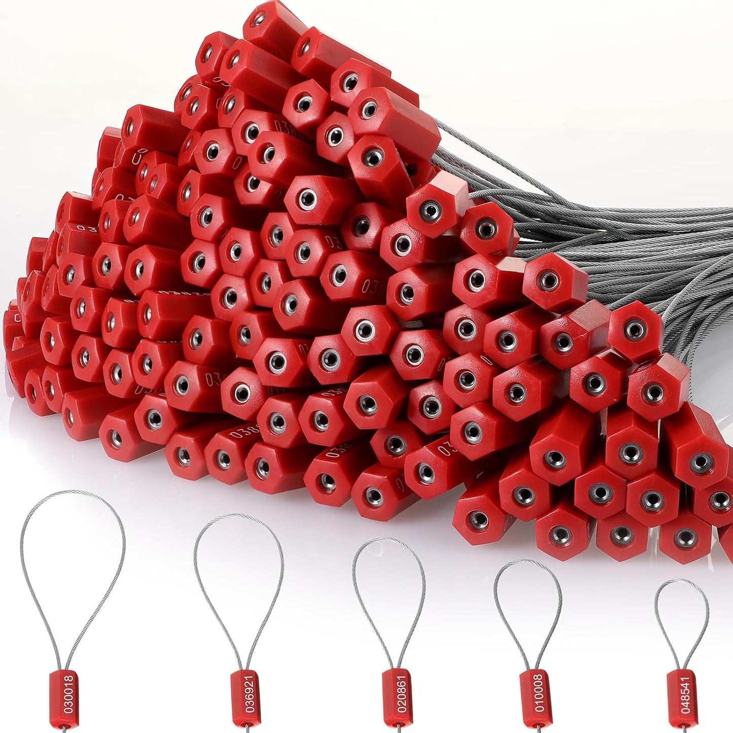 Nuogo 200 Pcs Steel Security Cable Seals for Safe Shipping