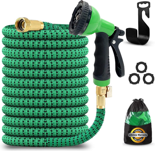 XpandaHose 50ft Expandable Garden Hose - Heavy Duty Design