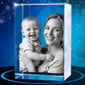 ArtPix 3D Crystal Photo Personalized Christmas Gift - Custom 3D Etch