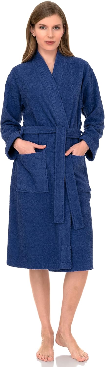 Comfortable Cotton Kimono Bathrobe for Women by TowelSelections