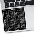 Mac OS Shortcuts Sticker Pack (100pcs) - Quick MacBook Cheatsheet