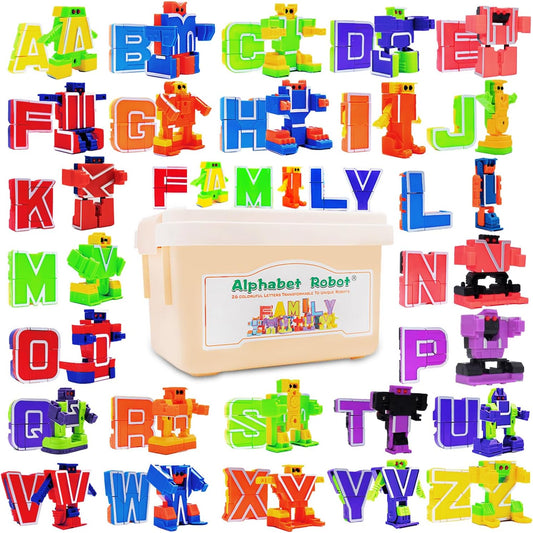 Alphabots Transform Letters - Interactive Alphabet Learning Toy