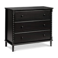 Davinci Jenny Lind Spindle 3-Drawer Dresser in Ebony - Versatile