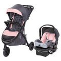 Ultra Pink All-Terrain Stroller Travel System - Smooth, Compact Fold