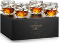 TSUKIGLASS Storm Premium Japanese Crystal Whisky Glasses Set of 4