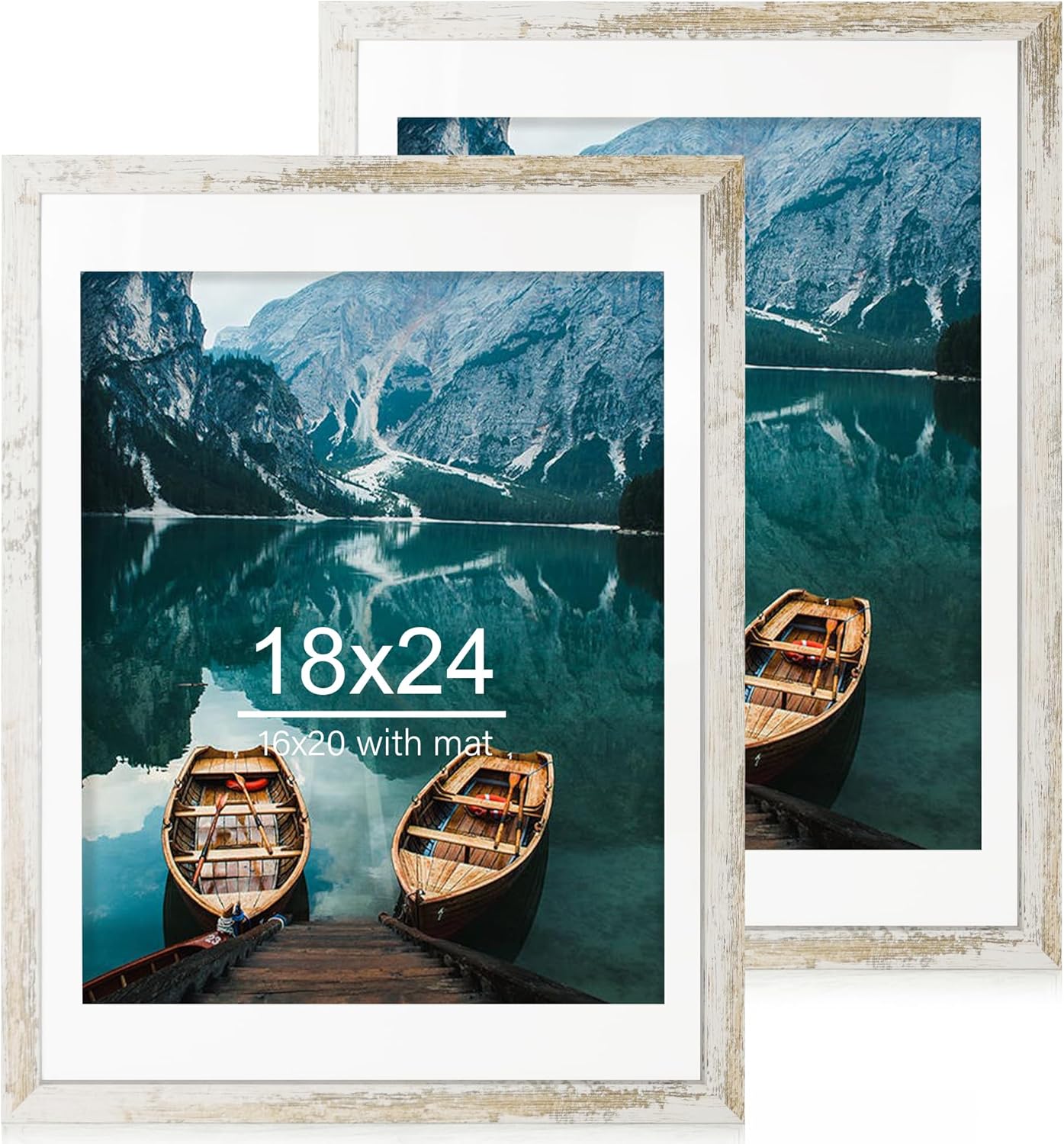 18x24 Frame Set of 2 for Rustic Home Decor and Gifts