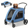 EchoSmile Heavy-Duty Large Dog Stroller - All-Terrain Comfort