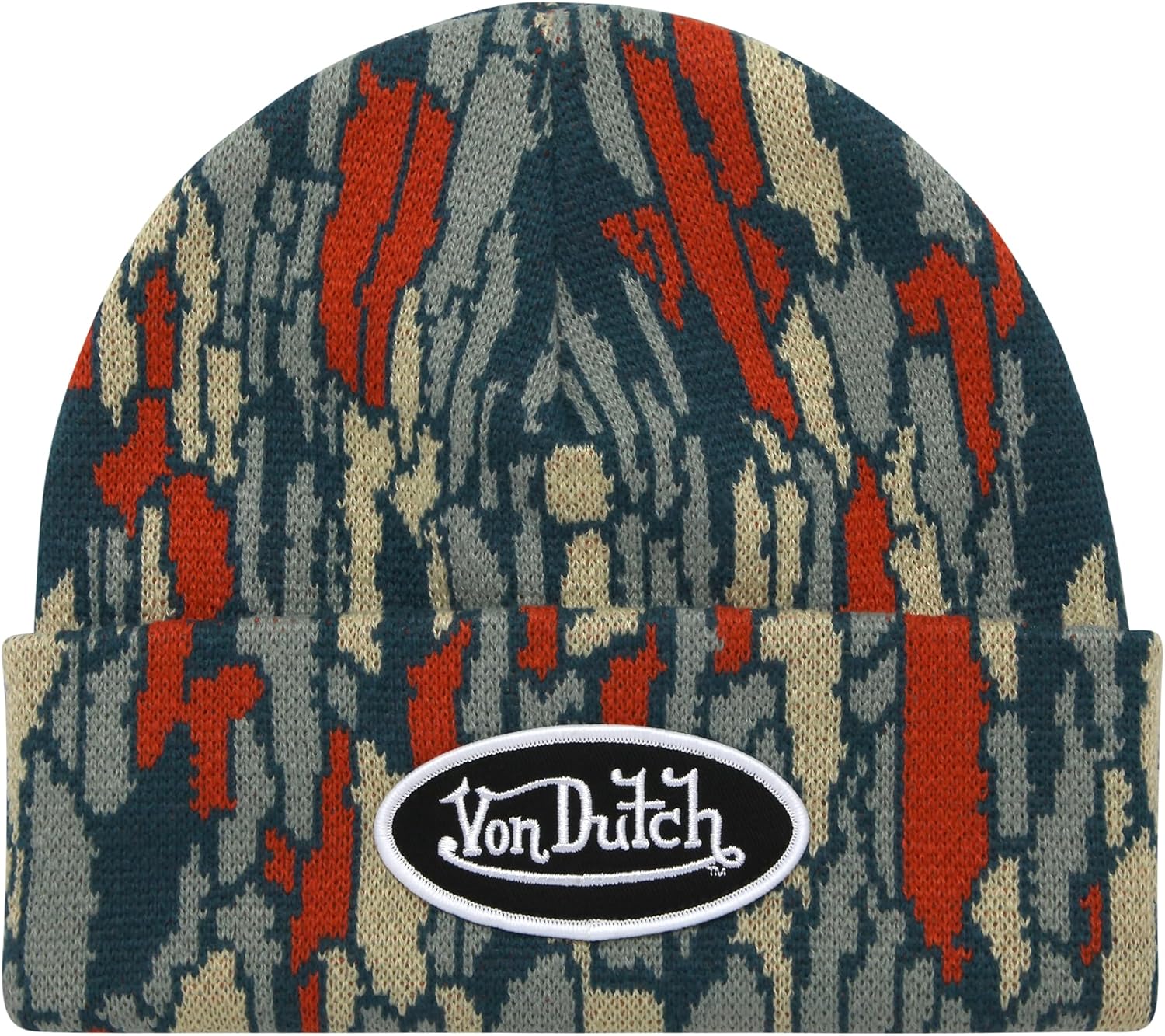 Von Dutch Womens Beanie Hat - Cozy Cuffed Knit Skull Cap