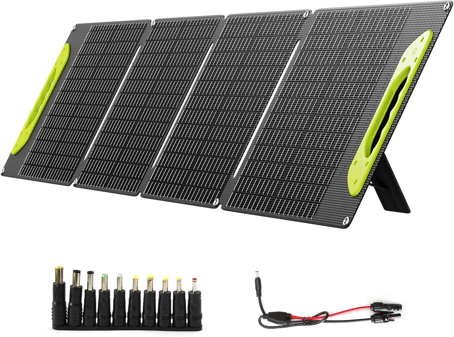 100W Foldable Solar Panel Kit for Camping and Outdoor Use