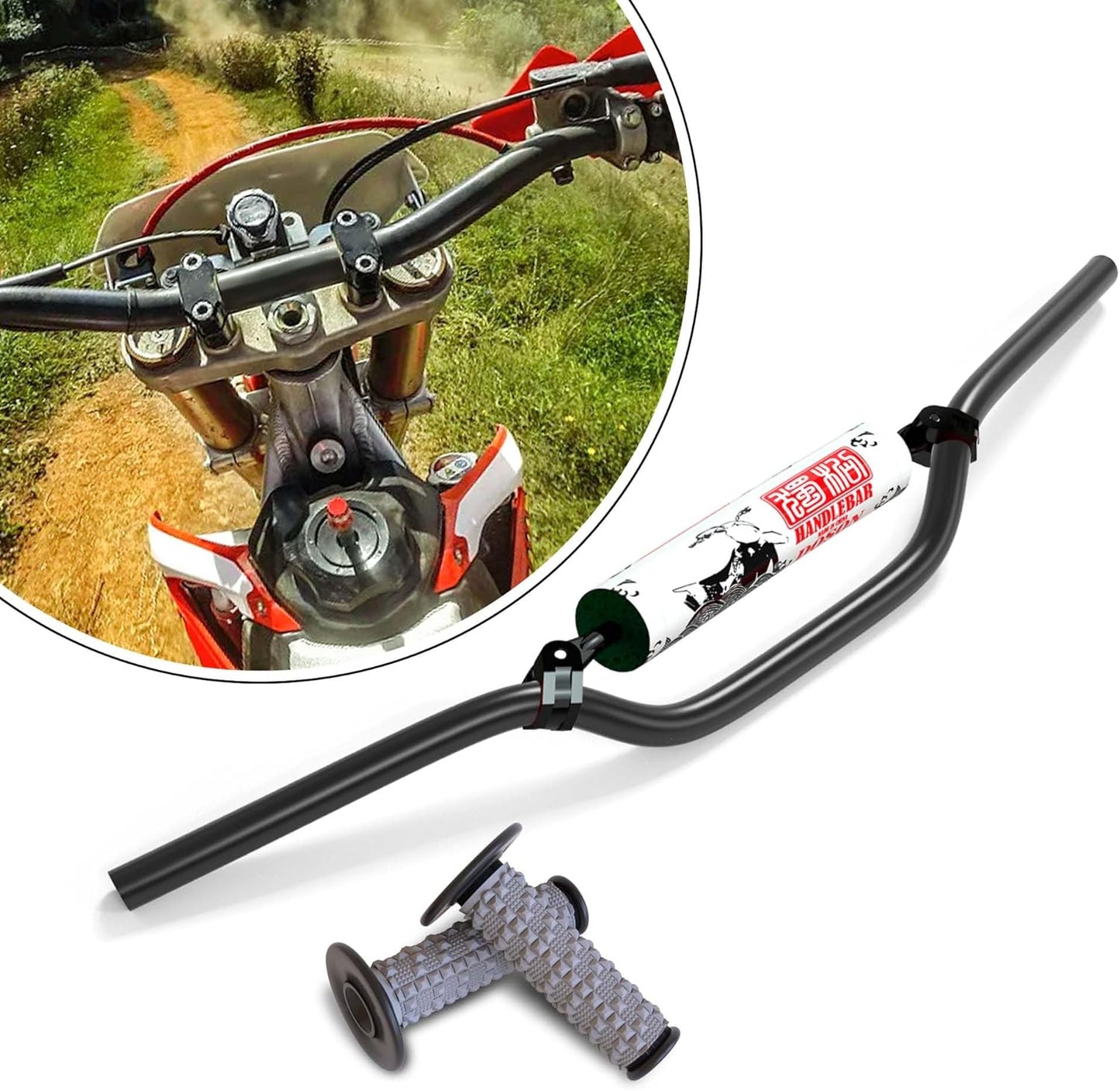 7/8in Motorcycle Handlebars for Dirt Bikes and ATVs