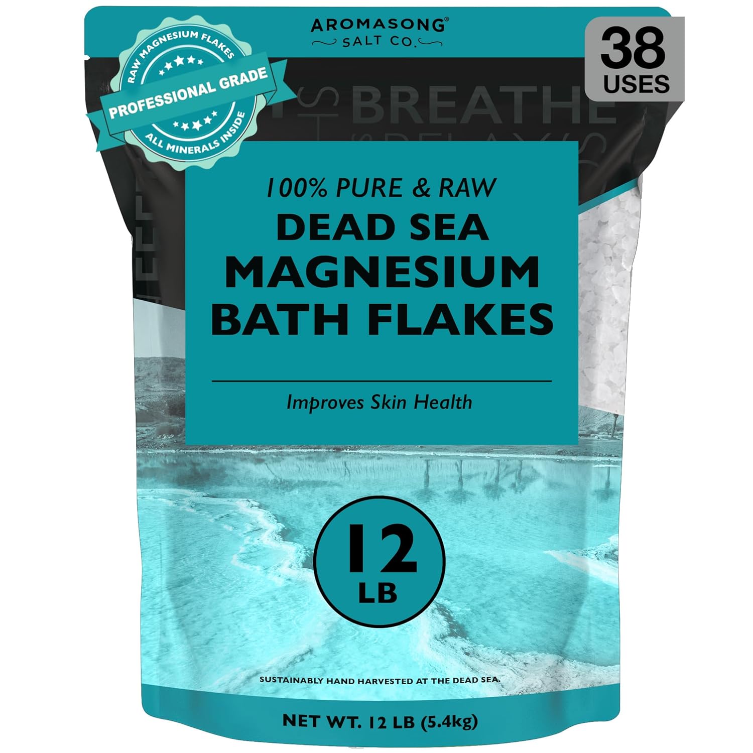 Aromasong Magnesium Flakes for Bath - Relaxing Mineral Soak