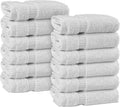 Turkish Cotton Washcloths 12 Pack - Soft, Absorbent, Durable