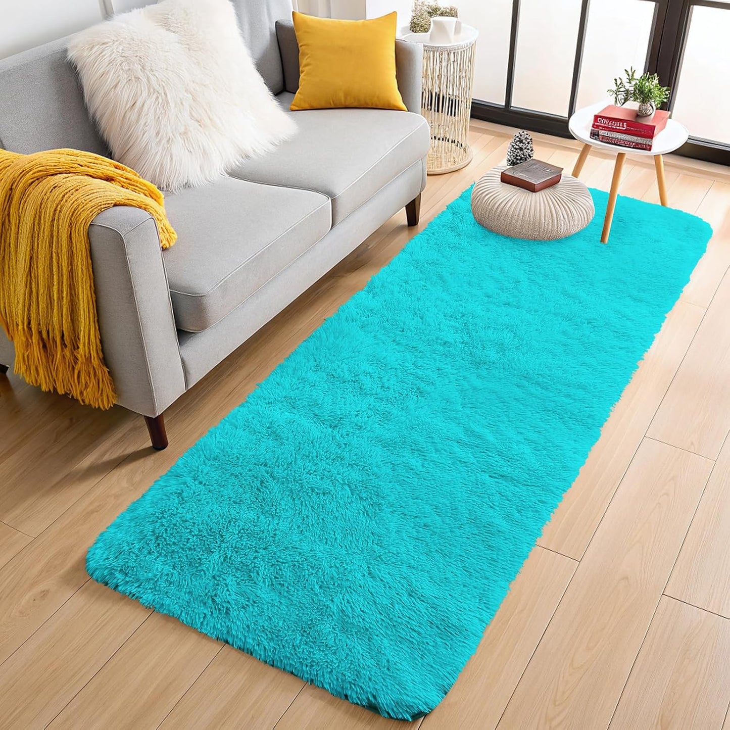 OLANLY 2x8 Machine Washable Runner Rug for Soft Cozy Comfort
