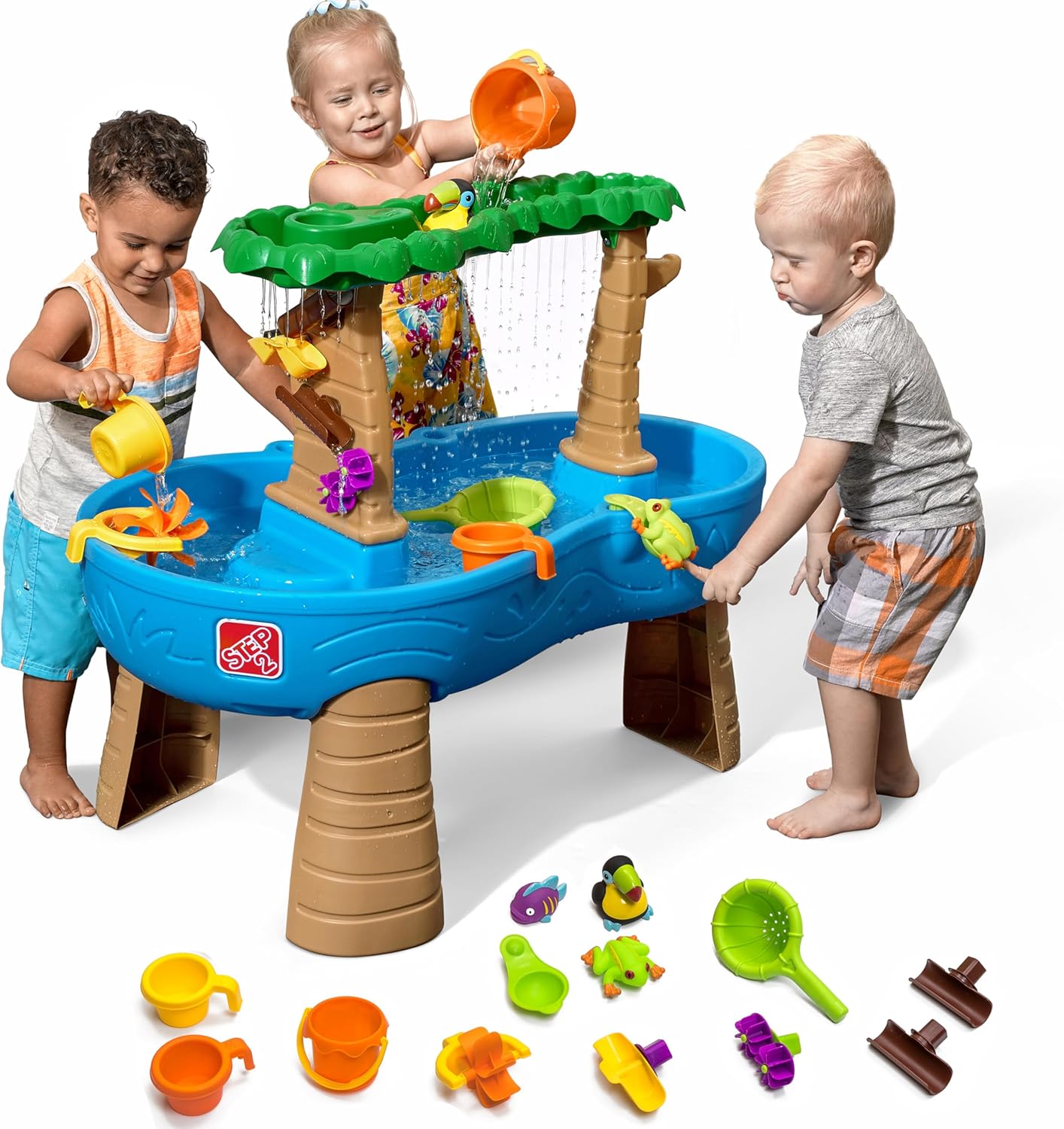 Step2 Tropical Rainforest Water Table for Sensory Play Fun