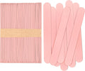 CraftySticks 1000 Pack 6 in Pastel Pink Painted Wood Craft Sticks