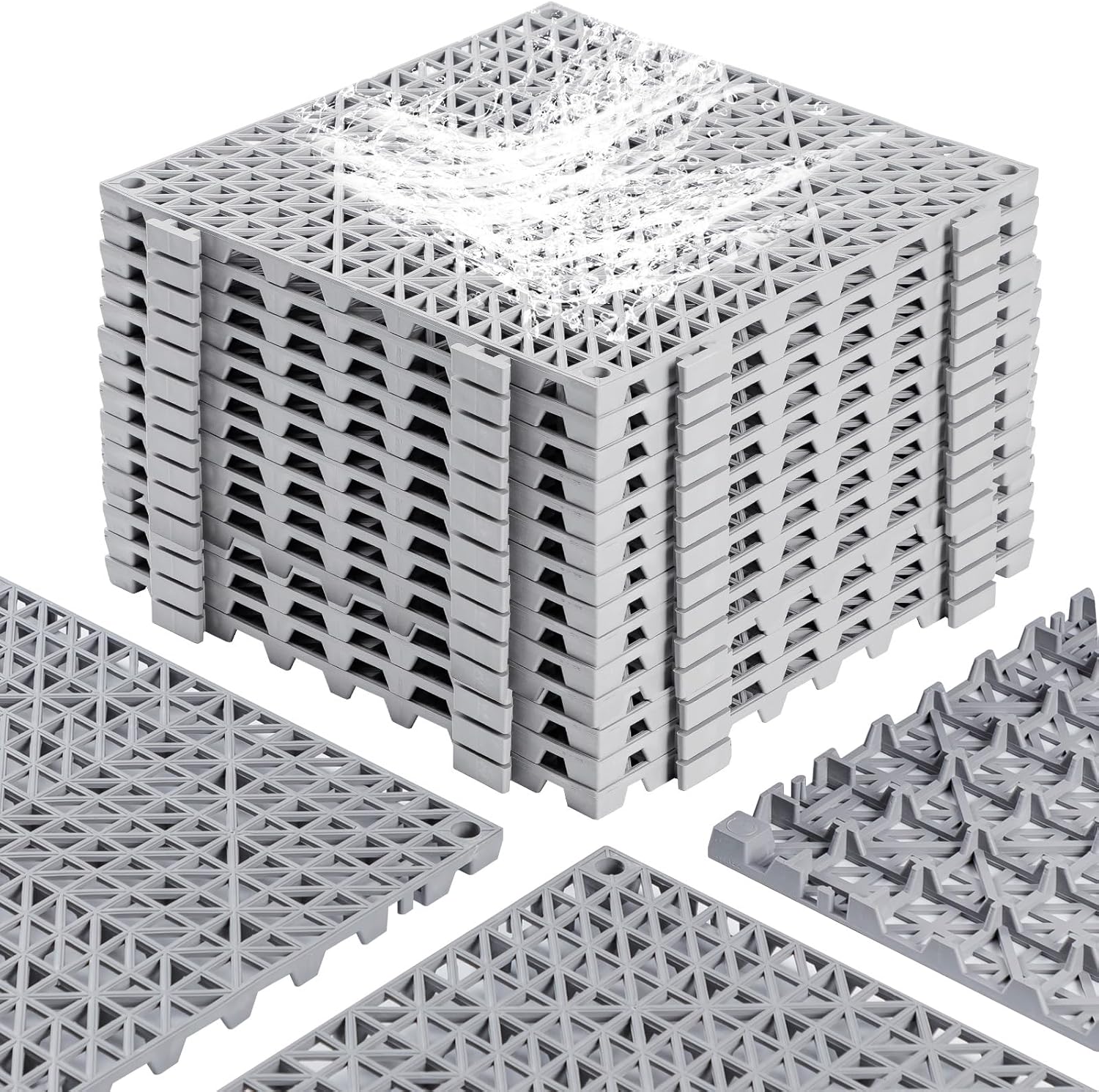 12 x 12 Drainage Interlocking Floor Tiles for Versatile Use