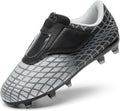 Kids Soccer Cleats Firm Ground - Easy On & Off Beginner Shoes