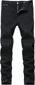 FREDD MARSHALL Men's Skinny Slim Fit Stretch Straight Leg Jeans