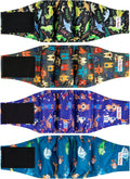 Male Belly Bands Dogs Diapers 4 Pack - Washable Leak Protection